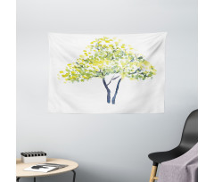 Blooming Spring Branch Wide Tapestry