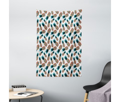 Hipster Pineapples Tapestry