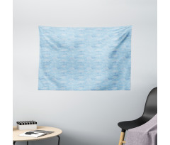 Cloudy Sky Chinese Wide Tapestry