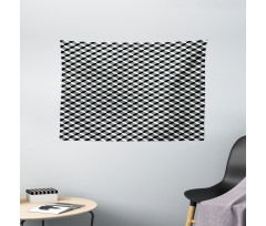 Geometric Circle Wide Tapestry