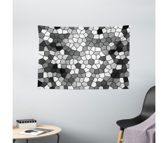 Stained Glass Mosaic Wide Tapestry