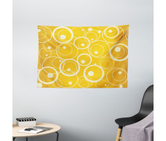 Circles and Dots Wide Tapestry