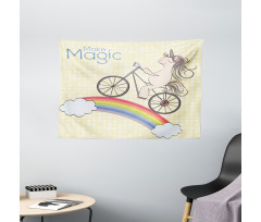 Rainbow Animal Wide Tapestry