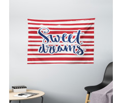 Nautical Striped Wide Tapestry