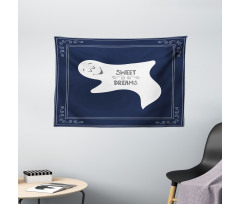 Sleeping Ghost Wide Tapestry