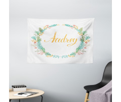 Retro Flourishing Nature Wide Tapestry