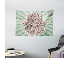 Middle Eastern Hand Wide Tapestry
