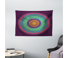 Curls and Petals Oriental Wide Tapestry