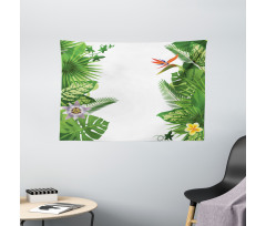 Lush Growth Rainforest Wide Tapestry
