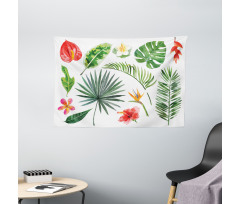 Lush Jungle Rainforest Wide Tapestry