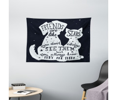 Friends are Like Stars Wide Tapestry