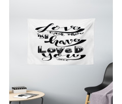 Love Each Other Wide Tapestry