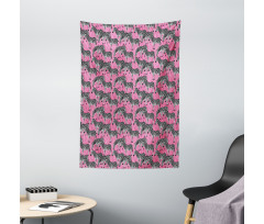 Wild Animals Pastel Tapestry