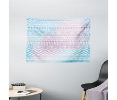 Triangles Zigzag Stripes Wide Tapestry