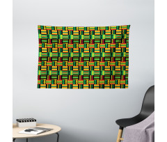 Tribal Colorful Wide Tapestry