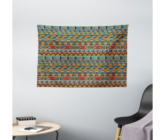 Grunge and Abstract Wide Tapestry