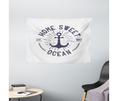 Home Ocean Words Wide Tapestry