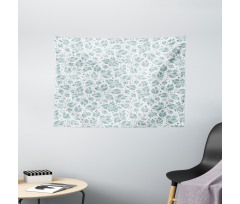 Peppermint Foliage Dot Wide Tapestry