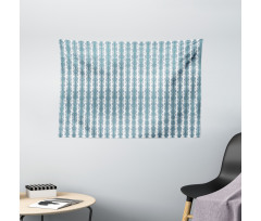 Doodle Stripe Pattern Wide Tapestry