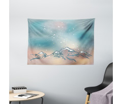 Milky Way and Himalayas Wide Tapestry