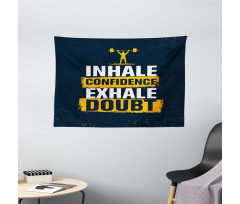 Athlete Weighlift Wide Tapestry