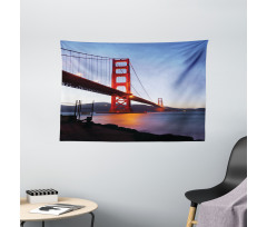 San Francisco Bridge Wide Tapestry