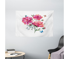 Carnation Bouquet Nature Wide Tapestry