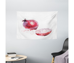 Onion Watercolors Wide Tapestry