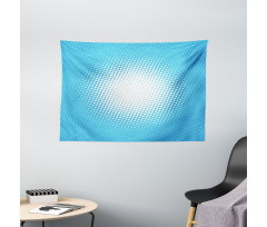 Sunny Haze Faded Dots Wide Tapestry