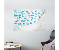 Butterfly Flock Wide Tapestry