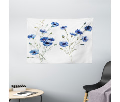 Carniation Flowers Wide Tapestry