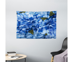 Hydrangea Flower Wide Tapestry