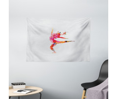 Fantasy Woman Dance Wide Tapestry