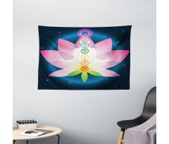 Lotus Flower Muladhara Wide Tapestry