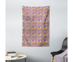 Tent Clown Icecream Ring Tapestry