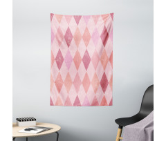 Harlequin Diamond Pattern Tapestry