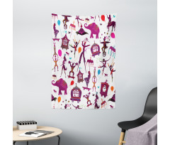 Colorful Characters Tapestry