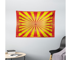 Retro Flyer Background Wide Tapestry