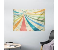 Rainbow Background Art Wide Tapestry