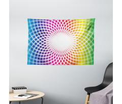 Magic Fantasy Flower Wide Tapestry