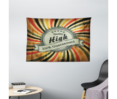 Grunge Lines Wide Tapestry