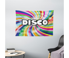 Eighties Disco Wide Tapestry