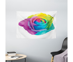 Romantic Blooms Wide Tapestry