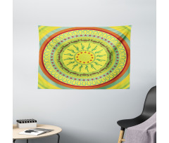 Wild West Mandala Wide Tapestry