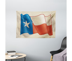 Flapping Flag Motif Wide Tapestry