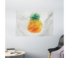 Angular Pineapple Wide Tapestry