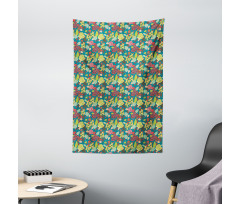 Colorful Bedding Plants Tapestry