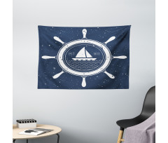 Steering Wheel Wide Tapestry