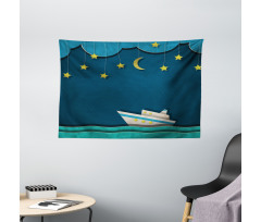 Kids Midnight Sea Wide Tapestry