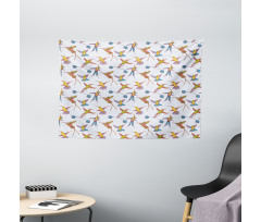 Tropical Exotic Wildlife Wide Tapestry